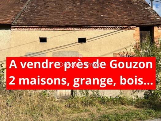 Maison à vendre 49 000 € 3 pièces 2 chambres 40 m² Pierrefitte 23130