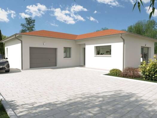 Terrain avec maison neuve à vendre 283 000 € 4 pièces 3 chambres 97 m² 700 m² de terrain Centre et Sud Est Viriat 01440