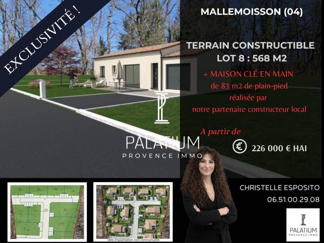 Terrain de 568 m² à Mallemoisson - photo 2