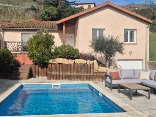 Maison de plain-pied à vendre 400 000 € 4 pièces 3 chambres 105 m² 561 m² de terrain Ampuis 69420