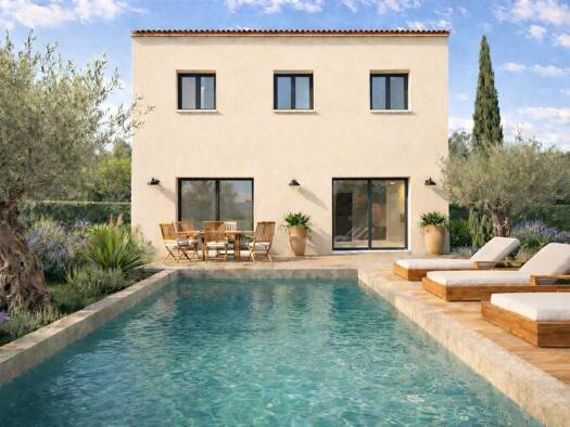 Terrain constructible à vendre 235 000 € 600 m² de terrain La Destrousse 13112