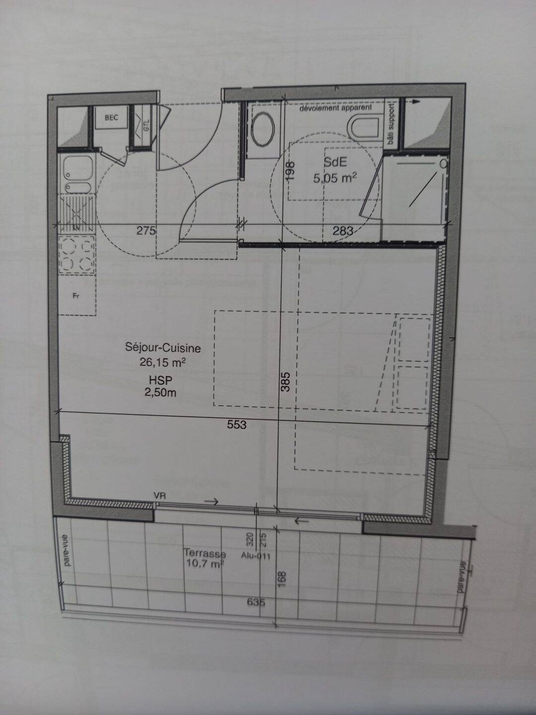 Appartement 1 pièce 31 m² · à Bayonne · 31,2 m² · 522 €