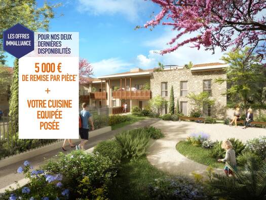 Appartement à vendre - neuf 335 000 € 3 pièces 72,8 m² dès le 31/03/2026 Village Lançon-Provence 13680