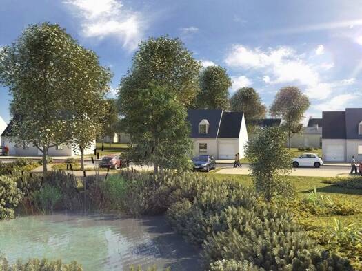 Terrain avec maison neuve à vendre 164 181 € 3 pièces 2 chambres 50 m² 409 m² de terrain Baugé-en-Anjou 49150