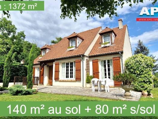 Maison à vendre 549 000 € 7 pièces 4 chambres 124 m² 1 372 m² de terrain Groslay 95410