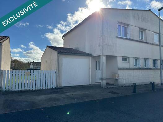 Maison à vendre 199 000 € 4 pièces 3 chambres 91 m² 308 m² de terrain Marans 17230