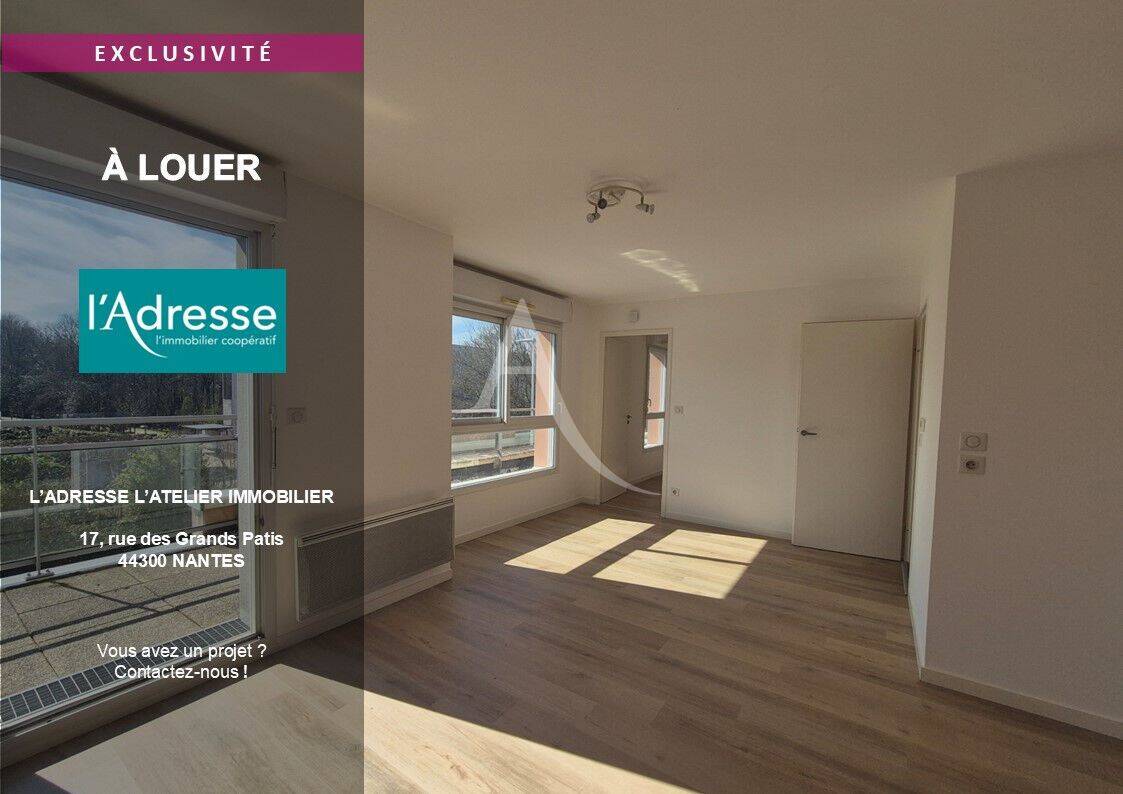 Appartement 2 pièces 41 m² · à Nantes · 41 m² · 616 €