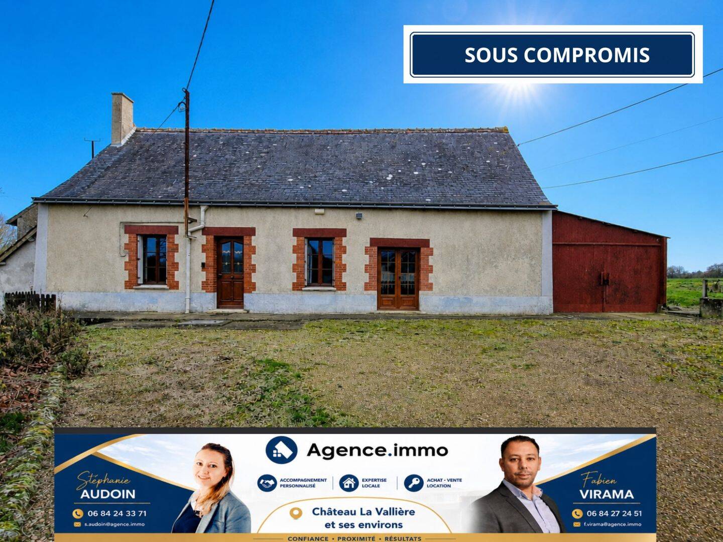 Maison 3 pièces 53 m² · à Château-la-Vallière · 53,2 m² · 74 000 €