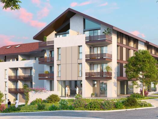 Appartement à vendre - neuf 334 120 € 3 pièces 2 chambres 62 m² Vulbens 74520