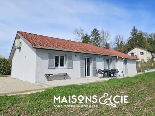 Maison de plain-pied à vendre 330 000 € 4 pièces 3 chambres 104 m² 600 m² de terrain Leyment 01150