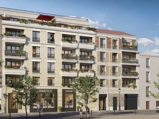 Appartement à vendre - neuf 253 000 € 2 pièces 1 chambre 43 m² Étage 2/5 Zone Industrielle Bezons 95870