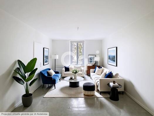 Appartement à louer 640 € 3 pièces 2 chambres 57,3 m² 1er étage Centre Ville Périgueux 24000