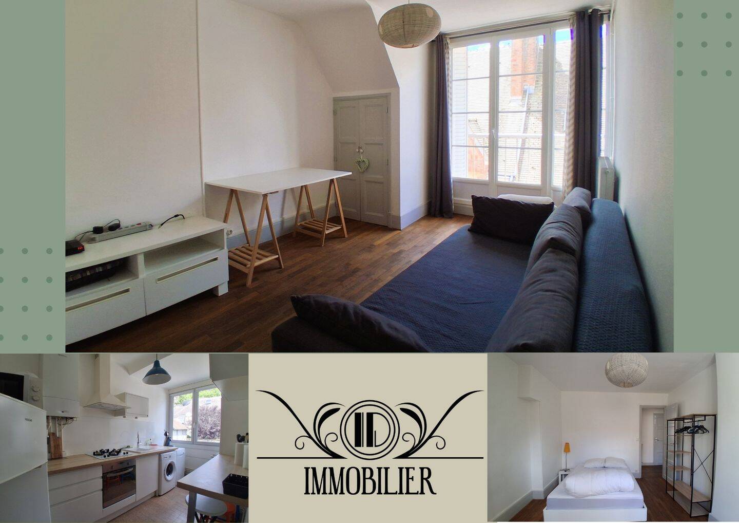 Appartement 2 pièces 40 m² · à Gien · 40 m² · 500 €