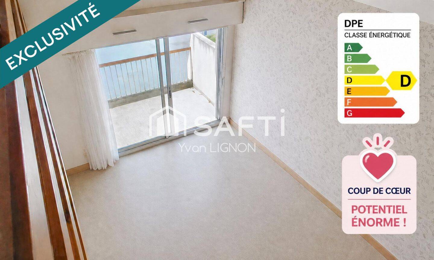 Appartement 3 pièces 64 m² · à Le Pouliguen · 64 m² · 240 000 €