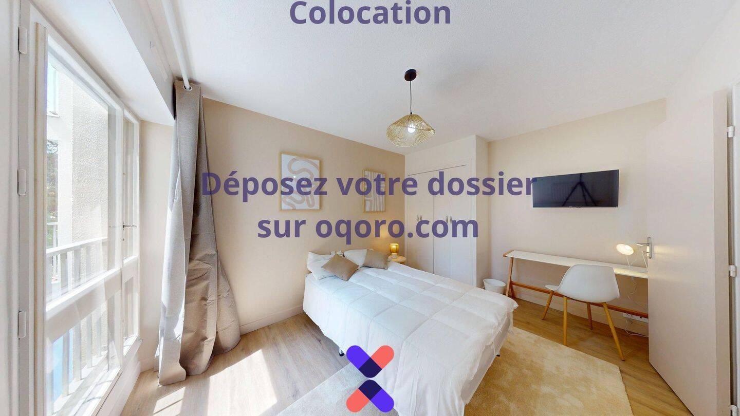 Chambre en colocation appartement meublé — 1