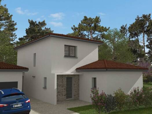 Terrain avec maison neuve à vendre 560 000 € 5 pièces 4 chambres 120 m² 950 m² de terrain Lozanne 69380