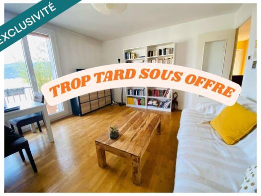 Appartement à vendre 87 000 € 4 pièces 3 chambres 67 m² Étage 9/10 Abbaye Grenoble 38100