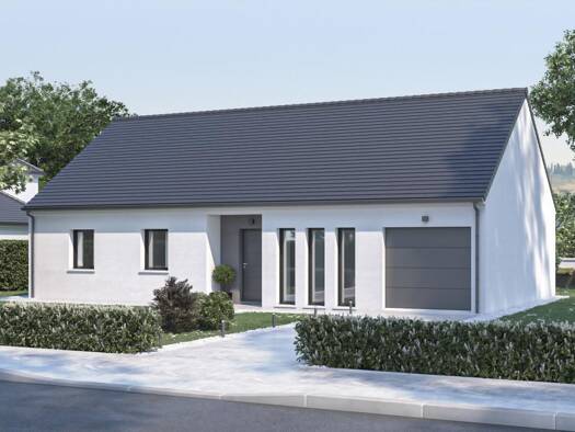 Terrain avec maison neuve à vendre 246 450 € 6 pièces 4 chambres 100 m² 358 m² de terrain Loivre 51220