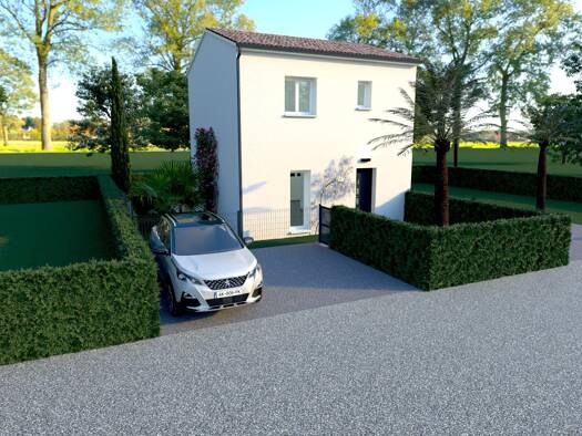 Terrain avec maison neuve à vendre 299 000 € 4 pièces 3 chambres 75 m² 550 m² de terrain Centre Châteaurenard 13160