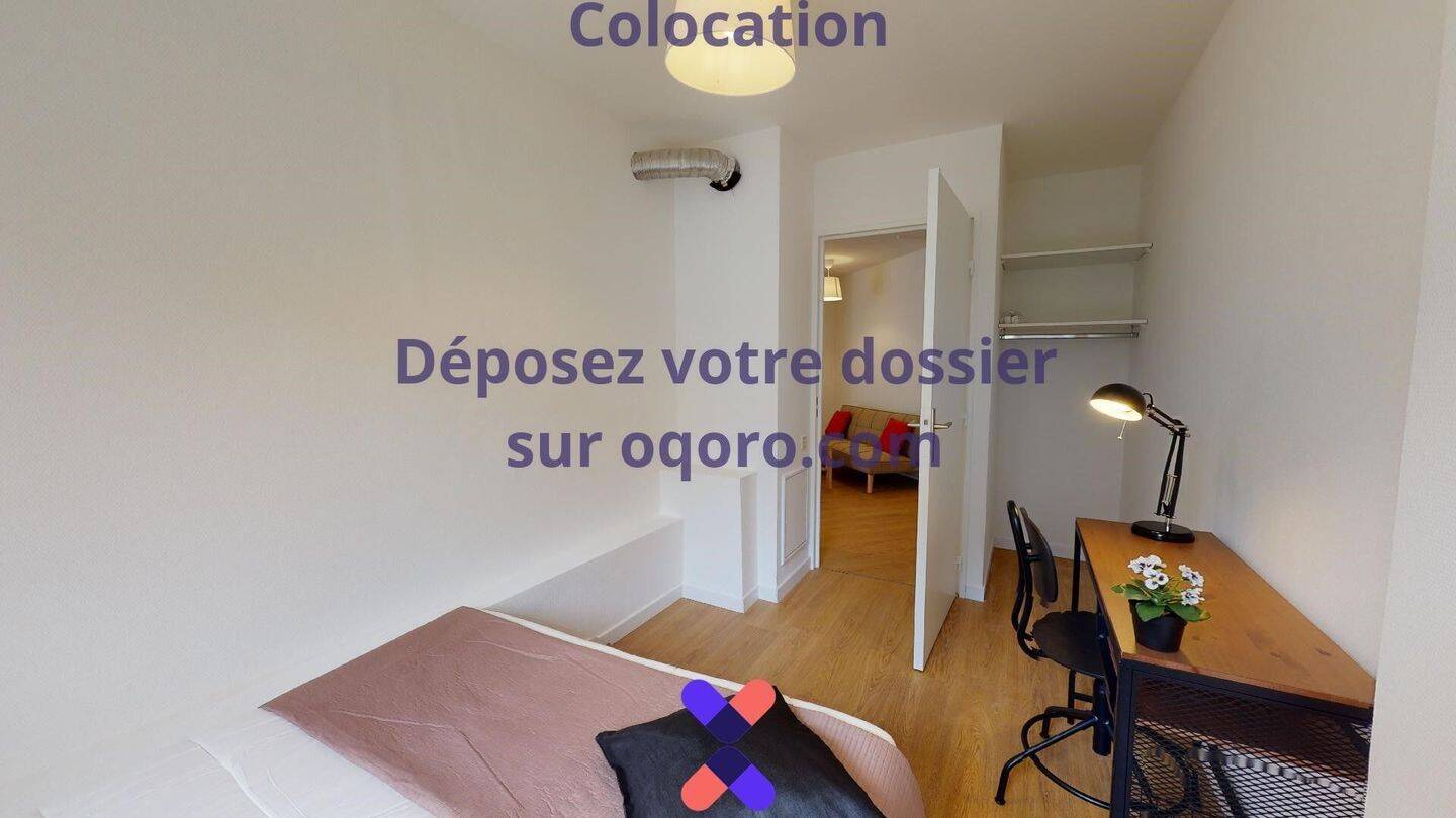 Chambre en colocation appartement meublé — 2