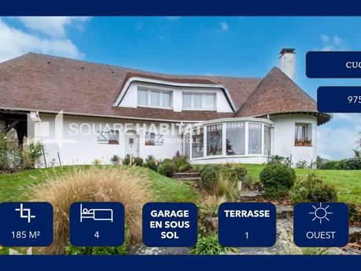 Maison à vendre 975 000 € 8 pièces 4 chambres 185 m² 3 086 m² de terrain Stella Cucq 62780