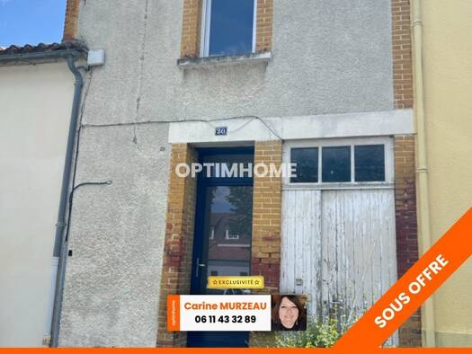 Maison de ville à vendre 148 000 € 3 pièces 2 chambres 48 m² 68 m² de terrain Le Landreau Les Herbiers 85500