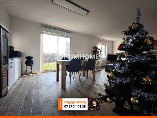 Maison de plain-pied à vendre 106 000 € 6 pièces 2 chambres 100 m² 713 m² de terrain Champs Elysees Hirson 02500