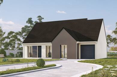 Maison de plain-pied à vendre 311 000 € 3 pièces 2 chambres 87 m² 346 m² de terrain Hors Agglomeration Vigneux-de-Bretagne 44360