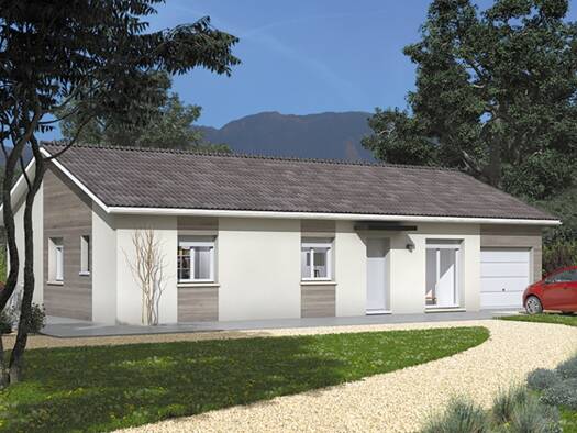 Terrain avec maison neuve à vendre 226 000 € 4 pièces 3 chambres 80 m² 362 m² de terrain Replonges 01750