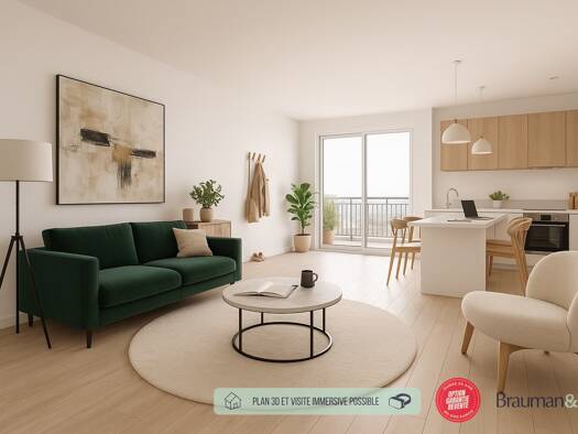 Appartement à vendre - neuf 332 900 € 4 pièces 87 m² 3ème étage Nord-Centre Cesson 77240