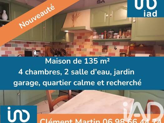 Maison à vendre 227 000 € 7 pièces 4 chambres 135 m² Saint-Maur 36250