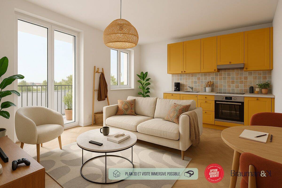Appartement 2 pièces 37 m² · à Wintzenheim · 37 m² · 153 000 €