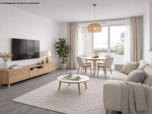 Appartement à vendre 145 000 € 3 pièces 2 chambres 60 m² Étage 2/4 Pressoir-Prompt-Bas Coudray Corbeil-Essonnes 91100