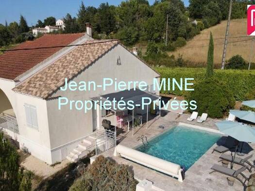 Maison de plain-pied à vendre 468 000 € 5 pièces 3 chambres 163 m² 4 106 m² de terrain Barjac 30430