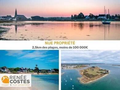 Maison en viager occupé Bouquet 98 230 € 3 pièces 2 chambres 60 m² 100 m² de terrain Riantec 56670