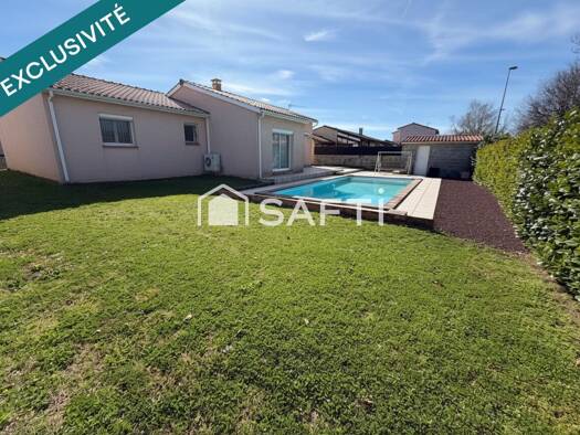 Maison de plain-pied à vendre 395 000 € 4 pièces 3 chambres 97 m² 653 m² de terrain Perget Monturon Colomiers 31770