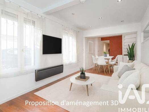 Maison à vendre 319 000 € 3 pièces 2 chambres 57 m² 64 m² de terrain La Pie Saint-Maur-des-Fossés 94210