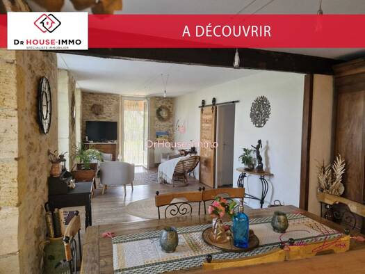 Maison à vendre 249 000 € 9 pièces 6 chambres 215 m² 500 m² de terrain Mauriac 33540