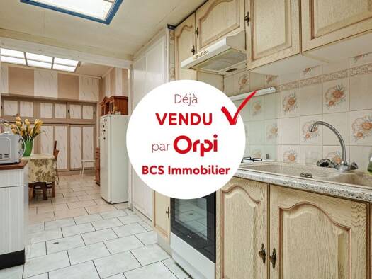 Maison à vendre 119 000 € 3 pièces 2 chambres 95 m² 105 m² de terrain Francs-Brun Pain Tourcoing 59200