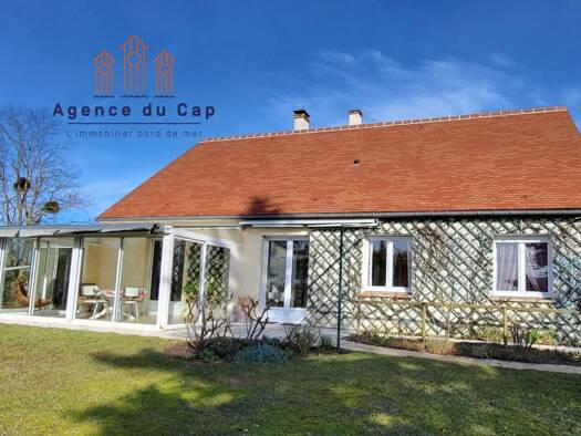 Maison de plain-pied à vendre 337 600 € 5 pièces 3 chambres 103 m² 1 603 m² de terrain Basly 14610