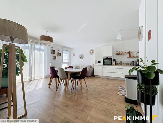 Appartement à vendre 255 000 € 3 pièces 2 chambres 67,8 m² Étage 2/2 Sales 74150