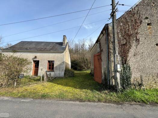 Maison à vendre 116 600 € 3 pièces 1 chambre 49 m² 14 000 m² de terrain Azay-le-Rideau 37190