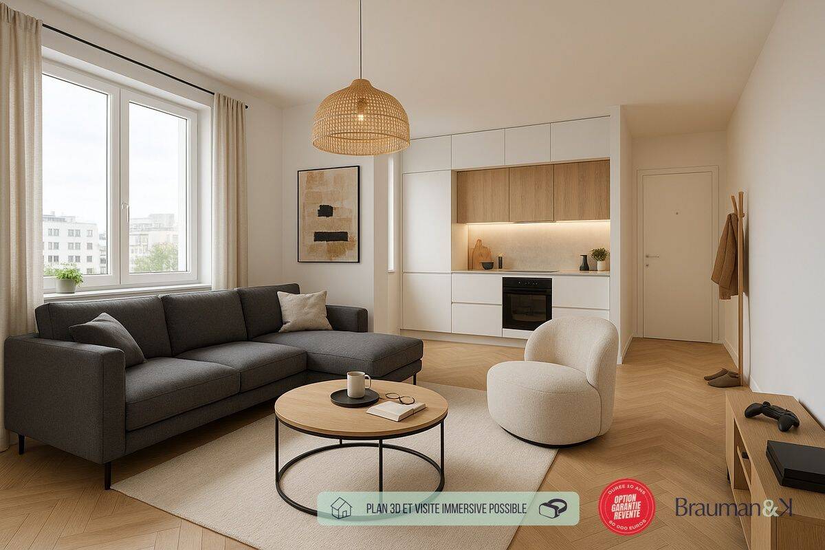 Appartement 2 pièces 44 m² · à Senlis · 44 m² · 197 000 €