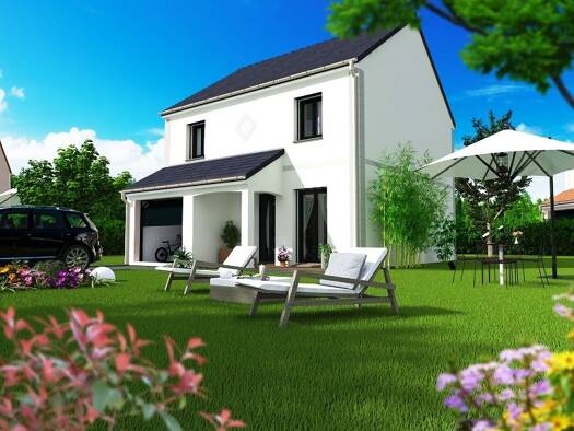Terrain avec maison neuve à vendre 305 063 € 5 pièces 3 chambres 96 m² 300 m² de terrain Maulette 78550
