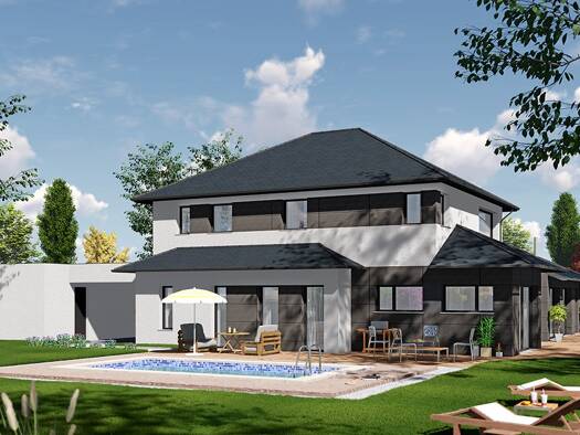 Terrain avec maison neuve à vendre 399 000 € 6 pièces 4 chambres 191 m² 1 640 m² de terrain Domptin 02310