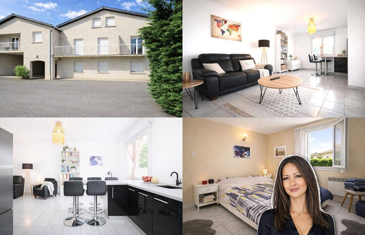 Appartement 2 pièces 43 m² · à Genas · 43 m² · 138 000 €