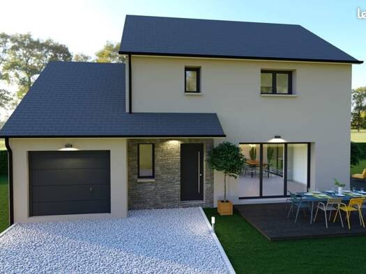 Terrain avec maison neuve à vendre 246 000 € 6 pièces 4 chambres 115 m² Bricquebec-en-Cotentin 50260