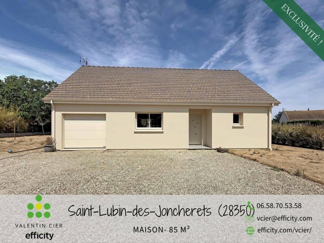 Maison 4 pièces 85 m² · à Saint-Lubin-des-Joncherets · 85 m² · 199 900 €