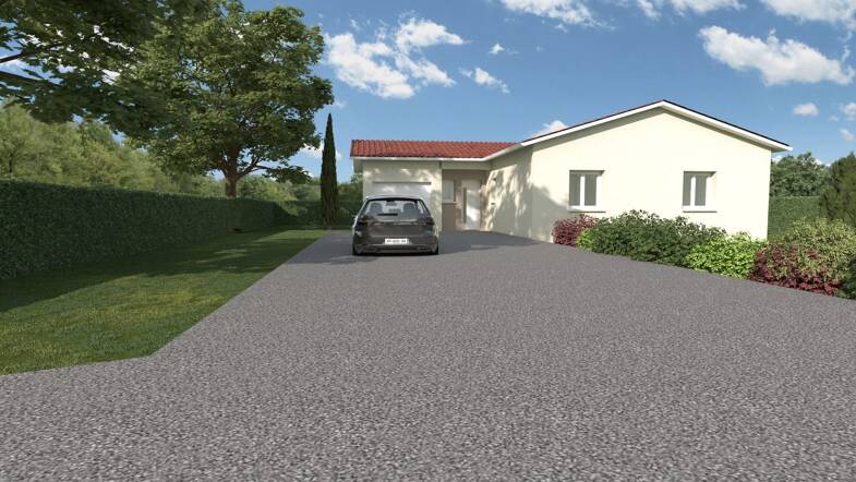 Maison à construire avec terrain à vendre 424 100 € Genay 69730