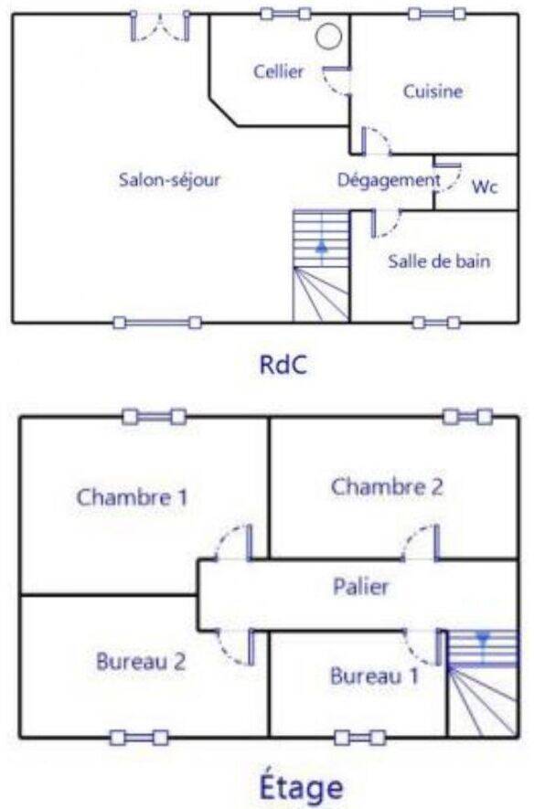 Maison 4 pièces 100 m² · à Budos · 100 m² · 1 097 €